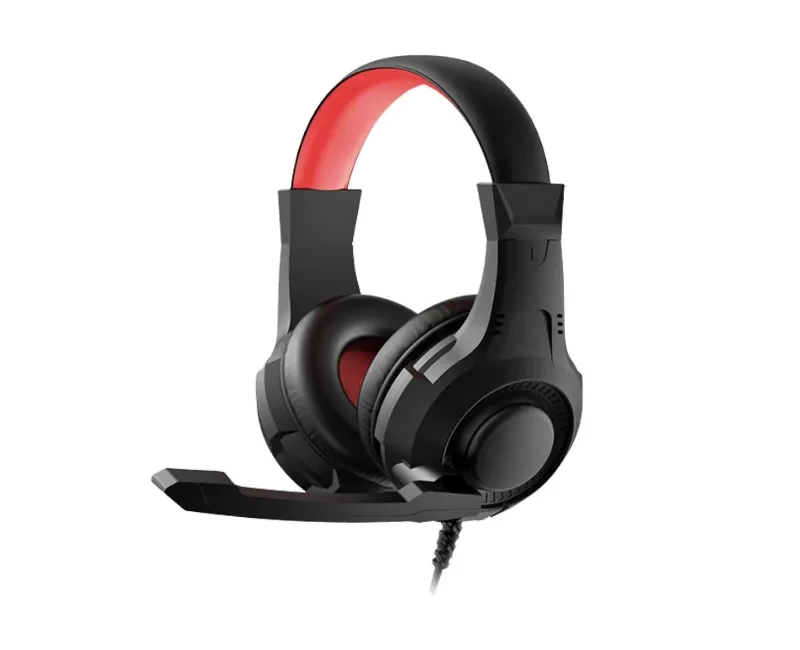 Wired Black-Red Gaming Headphone